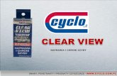 DC805 CYCLO CLEAR VIEW - idealnie czyste szyby, ochrona i regeneracja szyb
