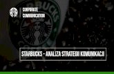Starbucks Corporate Communication - Strategy analysis (Polish lang.)