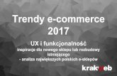 E-commerce trendy 2017: UX & funkcjonalność
