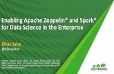 Apache Zeppelin and Spark for Enterprise Data Science