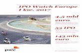 Raport PwC "IPO Watch Europe - I kwartał 2017"