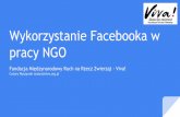 Wykladzina vol. 10 wykorzystanie facebooka w pracy ngo, Cezary Wyszyński, Fundacja VIVA