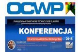 Konferencja OCWP Finansowanie oraz nowe technologie dla firm: "Profesjonalizm to warunek obecności B2B w social media"