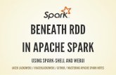Beneath RDD in Apache Spark by Jacek Laskowski