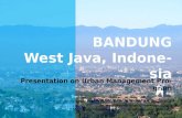 [Urban Management Program City Paper : Bandung City, Indonesia]
