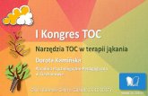 TOC w terapii jąkania - I Kongres TOC - Dorota Kamińska