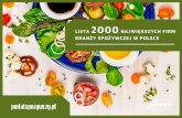 Lista 2000 największych firm spożywczych w Polsce - edycja 2017