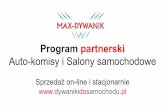 Max dywanik program partnerski współpraca autokomis salon samochodowy