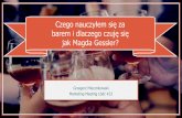 Czego o sprzedaży i marketingu nauczyłem się stojąc za barem i dlaczego czuję się jak Magda Gessler? (Marketing Meeting Łódź #23)