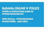 Badania online w polsce sposób na dopasowanie marek do potrzeb konsumentów