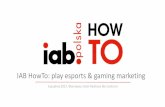 Sotrender IAB - how to esports. Polish Streamers, Gamers & Sponsors