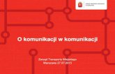 Wykładzina vol. 6 O komunikacji w komunikacji, Igor Krajnow, ZTM