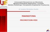 MARKETING - michalska-dudek.pl · PDF fileprodukcie (Marketing 1.0) i ten, ... najbardziej zaawansowana i złożona ze strategii, w której firma decyduje się na dotarcie z nowym