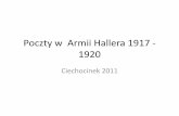 Poczty w Armii Hallera 1917 - 1920 - PHILA-CLUB.COMphila-club.com/ipf/upload/464_Auleytner_ArmiiaHallera.pdf · Komitet Narodowy Polski 15.8.1917 –16.1.1919 1. Przywódcy: R. Dmowski,