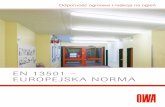 EN 13501 – EuropEjska Norma - owa.de · PDF fileniepalność lub palność materiałów oraz wydzielanie dymu i tworzenie ... – Wytrzymałość mechaniczna – Trwałość (odporność