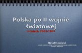 Polska po II wojnie światowej - zshsopot.plzshsopot.pl/Inne/polska_now13.pdf · Sytuacja wewnętrzna Polska po II wojnie światowej była po względem politycznym, gospodarczym i