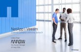 NetApp i Veeam · PDF fileThe E-Series supports flexible configurations designed to match your needs.\爀屲The controllers are totally interchangeable in t\൨e three shelves