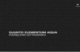 SUUNTO ELEMENTUM AQUA Podręcznik użytkownikans.suunto.com/Manuals/Elementum_Aqua/Userguides/Suunto_Element… · OSTRZEŻENIE: Przeczytaj niniejszy podręcznik obsługi. Przeczytaj