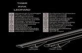 TIGER AVIA LEOPARD - M-Way · PDF fileN. 1 5 2 3 4 2 2 4 4 4 - - 4 2 2 1 1 - - 4 4 Q.-4 4-3 1 4 - - 4 4 Q. Q. TIGER / AVIA SILVER TIGER / AVIA BLACK LEOPARD 6 8 10 11 5mm 80 mm + 1a