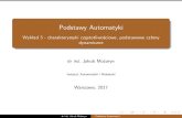 Podstawy Automatyki - Wykład 3 - charakterystyki ... · PDF fileJakub Możaryn Podstawy Automatyki. Charakterystyki częstotliwościowe Rysunek :Wyznaczanie charakterystyk częstotliwościowych