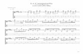 La Campanella - ClassClef Campanella by Franz Liszt.pdf · La Campanella Franz Liszt (1811-1886) 1/18 = 85 Standard tuning 1 8 11 8 11 8 11 11 8 11 8 11 88 11 8 11 8 11 11 8 11 8