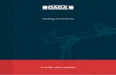 DAGA katalog A4 PL - Opaski, obejmy zaciskowe i obróbka ...daga.com.pl/files/aaa_katalog/katalog.pdf · Firma DAGA od roku 1983 funkcjonuje w branży produkcji elementów metalowych,