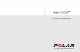 Polar CS200™ · PDF filePrzełóż opaski zaciskowe przez uchwyt rowerowy i zaciśnij je wokół kierownicy/mostka. Dobrze zaciśnij opaski, aby zapewnić jak najlepsze