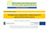 Remarks on designing mechatronic systems - ZKUPzkup.mchtr.pw.edu.pl/pom_dyd/SMM/SMM_08_Integracja... · L. Wawrzyniuk: „Systemy mechatroniczne” ... Sporządzenie dokumentacji
