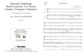Haendel: Halleluja Bach-Gounod: Ave Maria Clarke: · PDF fileBach-Gounod: Ave Maria Clarke: Trumpet Voluntary 2 Trumpet (B + C) & Piano Arr.: Jean-François Michel EMR 636A Print &