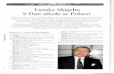Tanaka Shigeho Dan aikido w Polsce! - · PDF file9 Dan aikido w Polsce! ... Nishio, Tittttltra. Tr-clr parrriętar-l-r. Budojo: Kobiu,aslri Hilrlkazrr? TS: Nie znam go dobrze. Już