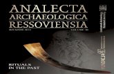 rituals in the past - · PDF fileContents / Spis treści Articles / Artykuły Leszek Gardeła and Agnieszka Půlpánová-Reszczyńska Cult and Ritual in Polish Archaeology: Past Research