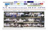 XX Konferencja IEEE-SPIE - wilga.ise.pw.edu.plwilga.ise.pw.edu.pl/sites/all/wilga/20lato2007/wilga2007-raport_pl.pdf · informacyjnych w najbardziej wymagających zastosowaniach praktycznych