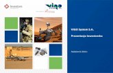 Prezentacja inwestorska VIGO System · PDF fileTechnika wojskowa Kolejnictwo Pozostałe, w tym medycyna Przemys