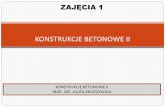 KONSTRUKCJE BETONOWE II - materialy.wb.pb.edu.plmaterialy.wb.pb.edu.pl/julitakrassowska/files/2016/10/1_Zasady... · NORMY [1] PN-EN 1992-1-1:2008. Eurokod 2: Projektowanie konstrukcji