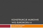 Konstrukcje murowe wg Eurokodu 6 · PDF filekombinacje obciążeń podaną w PN-EN 1990,