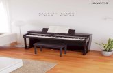 DIGITAL PIANO CN35 · CN25 - kawai- · PDF fileComo un piano de cola, el ángulo de inclinación ... toquen con pistas de acompañamiento profesionales “minus one”, o aprendan