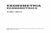 Wykorzystanie modeli przeżycia i analizy dyskryminacyjnej ... · PDF fileSpis treści 7 Edyta Ropuszyńska-Surma, Magdalena Węglarz: Strategies of firms be-havior on heat market