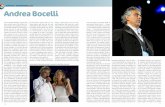 news Andrea Bocelli - · PDF filepolarità degna di Enrico Caruso. Un no- ... Andrea Bocelli e Celine Dion durante il concerto in Central Park a New York. 18 Bocelli canta mirabilmente