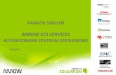 ARROW ECS SERVICES - Arrow Electronics ECS Services – Autoryzowany ośrodek szkoleniowy Citrix został wyróżniony tytułem: „CALC of the Year 2010” Eastern Region” Podana