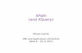 XPath (and XQuery) - Logowanie - Uniwersytet Warszawskiczarnik/zajecia/xml13/08-x… ·  · 2013-11-26XPath and XQuery Querying XML documents ... 25 / 43 Sequence quantifiers (XPath
