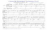 Variations 4 à 6 sur le Canon de Pachelbel - Free-scores.comCanon de Pachelbel =====& »» £ »» ......