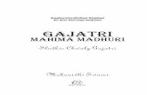 mahima madhuri Słodkie Chwały Gajatri Mahanidhi … Brahmanach, które pouczą go, jak poruszać się w materialnym świecie we właściwy, spokojny sposób. ... Gajatri Mahima Madhuri