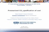 Pressurized CO gasification of coal - tu-freiberg.detu-freiberg.de/sites/default/files/media/professur-fuer-energiever...5th International Freiberg Conference on IGCC & XtL Technologies