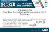 Real Time Online Energy Management at KNPC Refineriesmina... · Slide 2 SPE-167331-MS ... (KPC) HSEMS requires that all KPC units develop an energy management policy. ... • Training