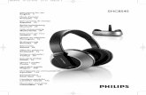 SHC8545 16-12-2005 12:33 Pagina 1 - Philips 16-12-2005 12:33 Pagina 7 8 ENGLISH 13 Press and hold the AUTO-TUNING BUTTON on the headphone for about 1 second to tune to the correct