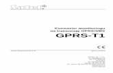 na transmisję GPRS/SMS GPRS-T1 - satel.pl · Konwerter GPRS-T1 to urządzenie dedykowane do stosowania w systemach sygnalizacji włamania i alarmu dla celów monitoringu oraz powiadamiania