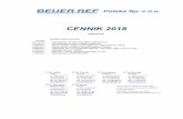 CENNIK 2018 - Beijer Ref Polska Sp. z o.o. · Zakres dostawy sprężarek BITZER: sprężarka z wbudowanym silnikiem, napełniona olejem i azotem, 1 zawór ssący, 1 zawór tłoczny,