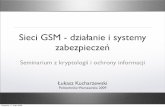 Sieci GSM - zkotulsk/seminarium/prezentacjaGSM.pdfSystem GSM 400 GSM 850 GSM 900 GSM 1800 GSM 1900 Uplink [MHz] 450.4 - 457.6 ... Odpowiedź autentykacyjna (128 bitów) wytwarzana