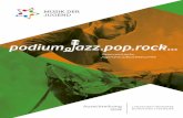 MUSIK DER JUGEND · podium.jazz.pop.rock I 5 Voll˜r Vorfr˜ud˜ d˝rf ich ˜uch um W˜ttb˜˚˜rb podium.j˝ .pop.roc˛… 2018 h˜r lich ˜inl˝d˜n! Podium.j˝ .pop.roc˛…