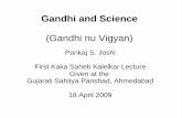 Gandhi and Science - M. K. Gandhi ke dhang se kam karana hi sikha. Shodh vibhag aadi ke Safed Hathi khade kar liye. Itana paisa kharch hota hai. Itani badi prayogshala e Tata ne, sarkar